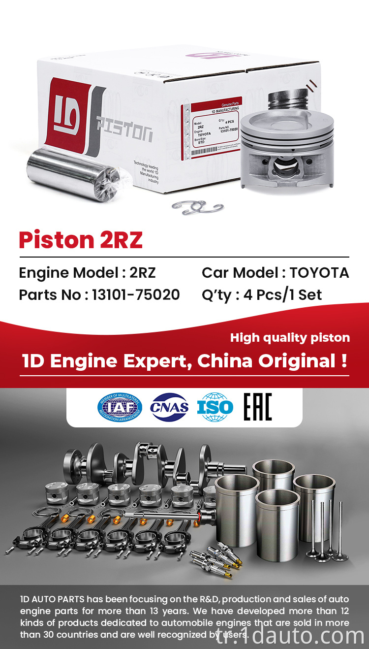 13101-75020 Toyota Piston 13101-75020 TOYOTA Piston